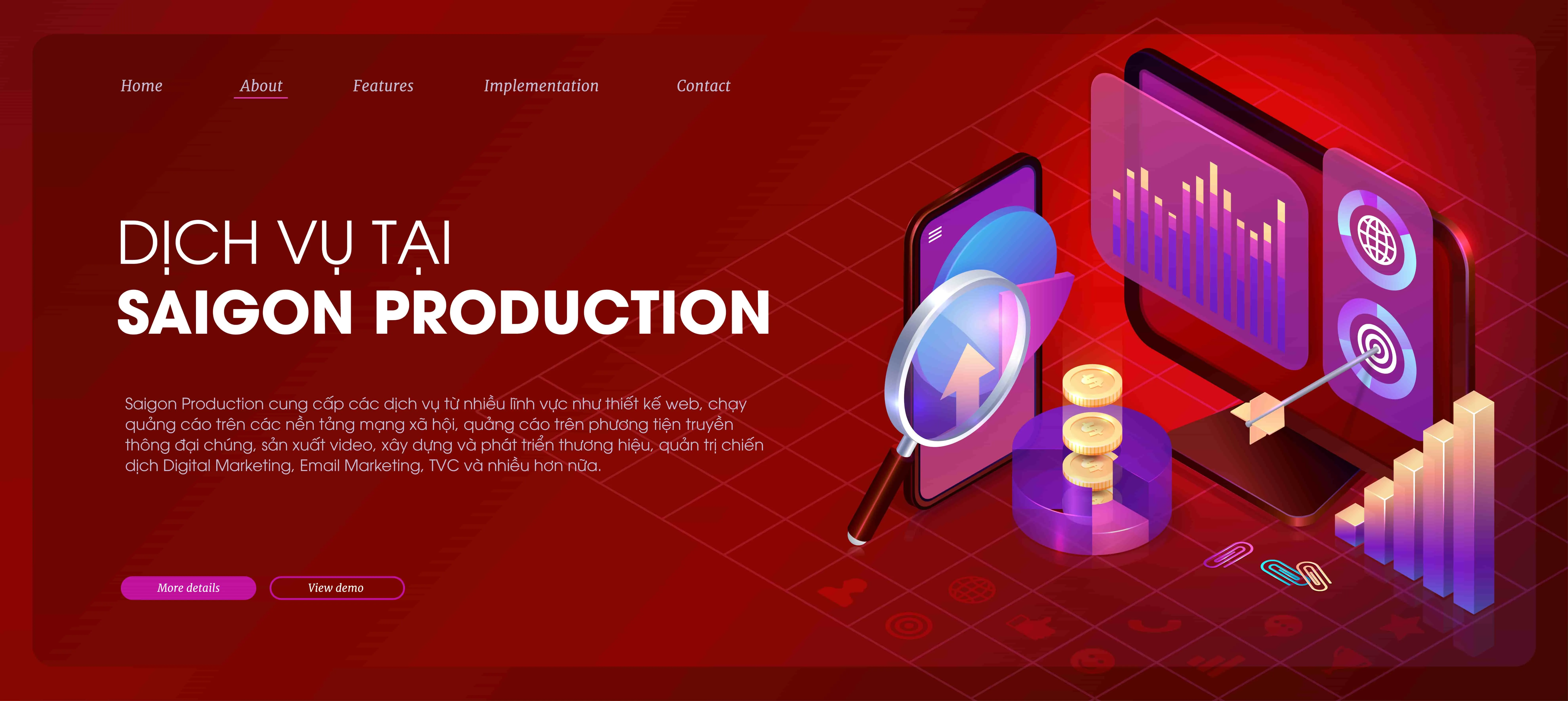 Dịch vụ tại Agency SaiGon Production Dịch vụ tại Agency SaiGon Production